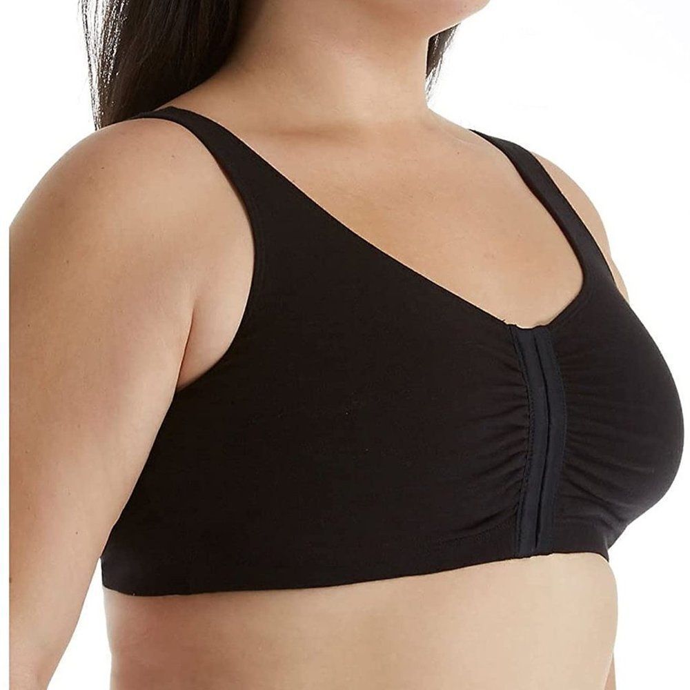 Fruit Of The Loom Womens Black Sports Bra Size 36